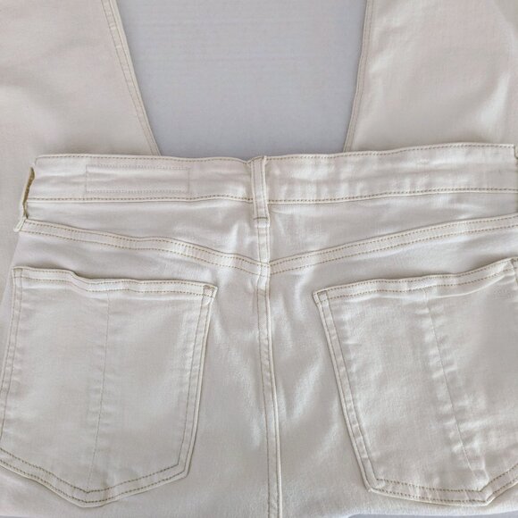 RAG & BONE Women's Cate Mid Rise Ankle Skinny Jeans  Size 30  Ivory - Picture 4 of 8